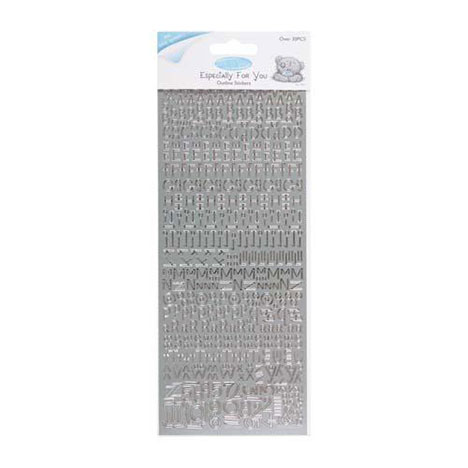 Alphabet Me to You Bear Outline Stickers £0.60